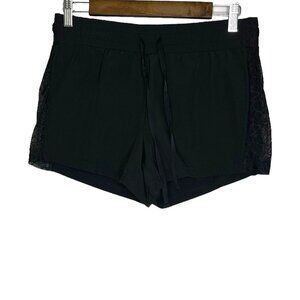 Fabletics Women's Black Athletic‎ Marley Mesh Paneled Shorts Size Small